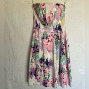New York & Company Multicolor Floral Dress